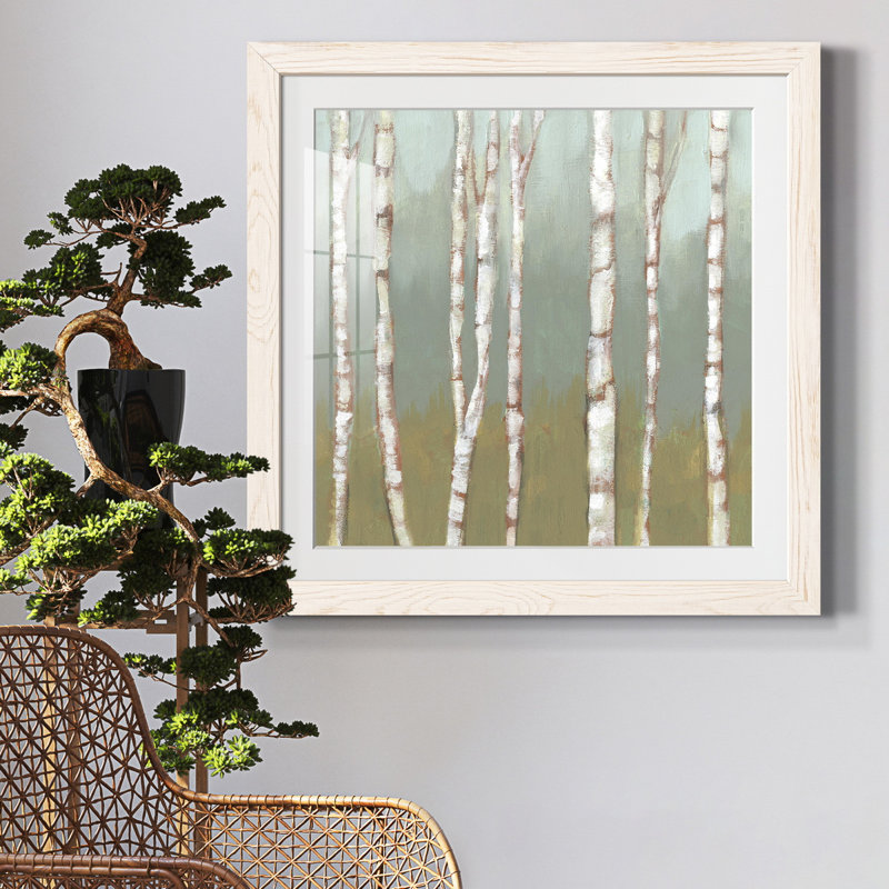 Simple encadré Birchline I-Premium, prêt à accrocher, H 17 po x l 17 po x P 1,5 po, Papier avec cadre blanc, Blanc