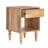 Barroso 1 Drawer Solid Wood Nightstand with Open Storage Shelf-969932895