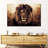 " Grunge Lion Head " Print-1489937677