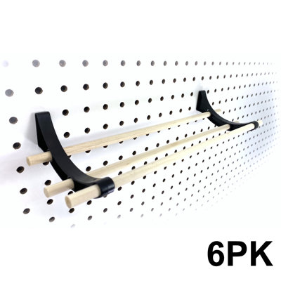 Wood Pegboard Accessory Kit 6PK