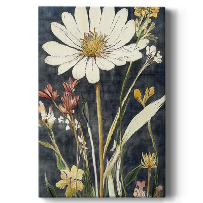 Toile tendue avec motif floral Cxxix