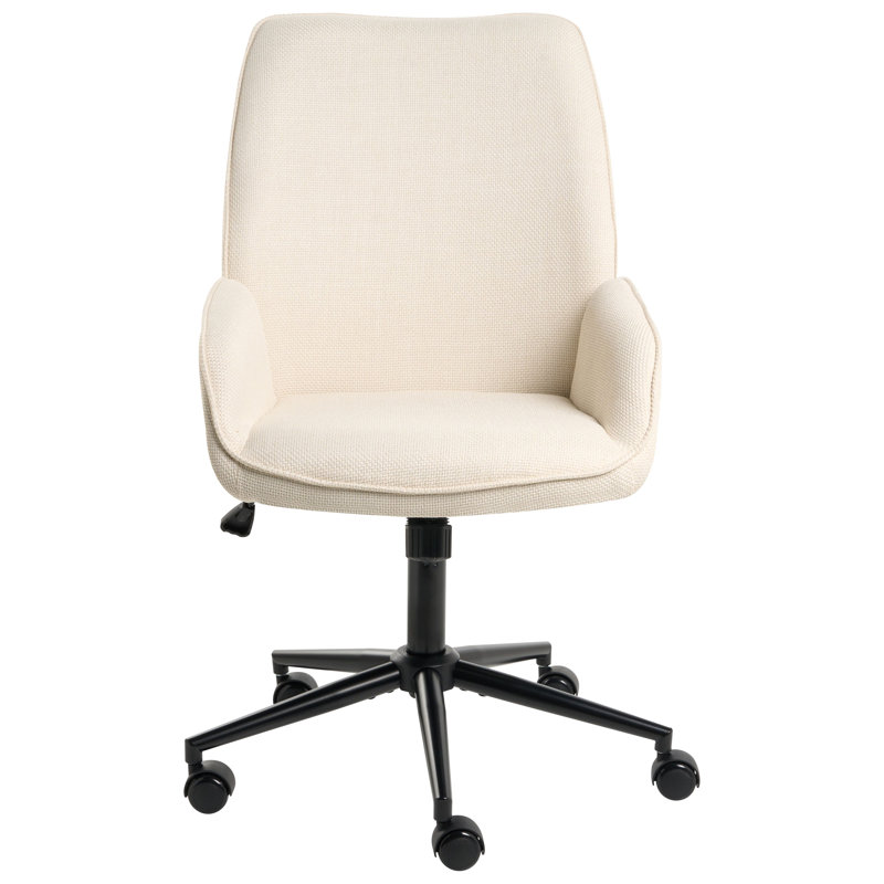 17 Stories Fabric Office Chair, White