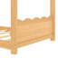 Lit simple au sol avec lattes de soutien, structure en bois massif pour enfants, sans sommier, blanc-895104054-895104075