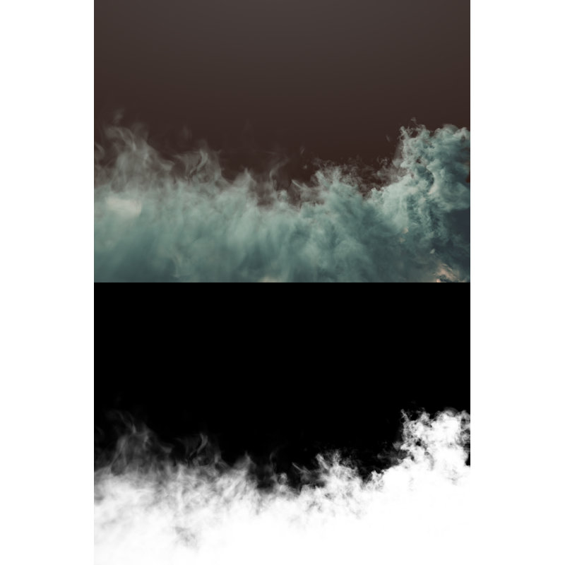 Chemical Cloud by Andrey_A - Wrapped Canvas Print, 46cm H x 30cm W