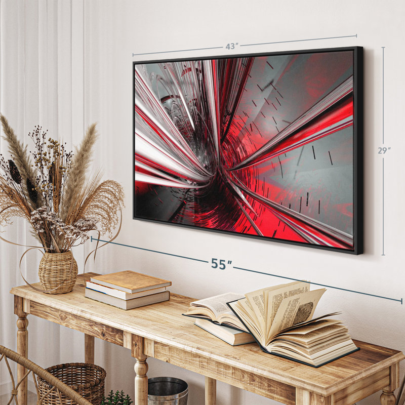 Abstract " Deep Fractal Abstract ", 43" H x 29" W