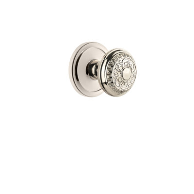 Rosette Grandeur circulaire avec bouton de porte Windsor