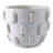 Dakota Fields Sculptural Hobnail Planter, White-1518577474