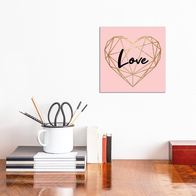 Love Heart by Kimberly Allen - Wrapped Canvas Print, 30.48 cm H x 30.48 cm W