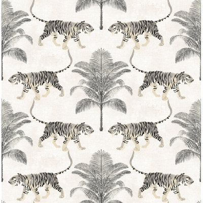 Tommy Bahama Tiger And Tree Peel And Stick Wallpaper Roll