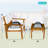 Carmer 3 Piece Patio Seating Group with Cushions, Outdoor Conversation Set for Patio, Balcony, Garden and Backyard Relaxation