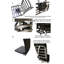 Tabouret de comptoir d'extérieur 26 po avec coussin Schear-239591771-239591773