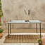 Lauring Rectangular Outdoor Dining Table - 160 cm W 90 cm D-92324938