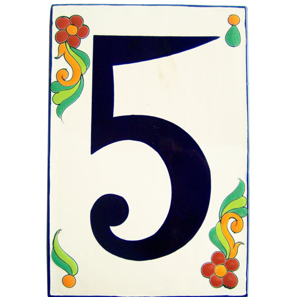 Big Talavera Ceramic Building Number Five