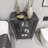 Modern 3 - Tier Corner Storage Cabinet: Space - Saving Organizer for Multiple Spaces