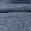 Édredon bleu marine en microfibre douce 7 pièces-117583626