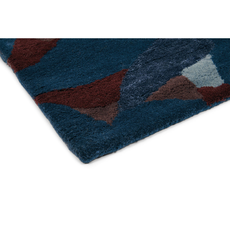 Abstract Area Rug, Rectangle 4'7" x 6'7"