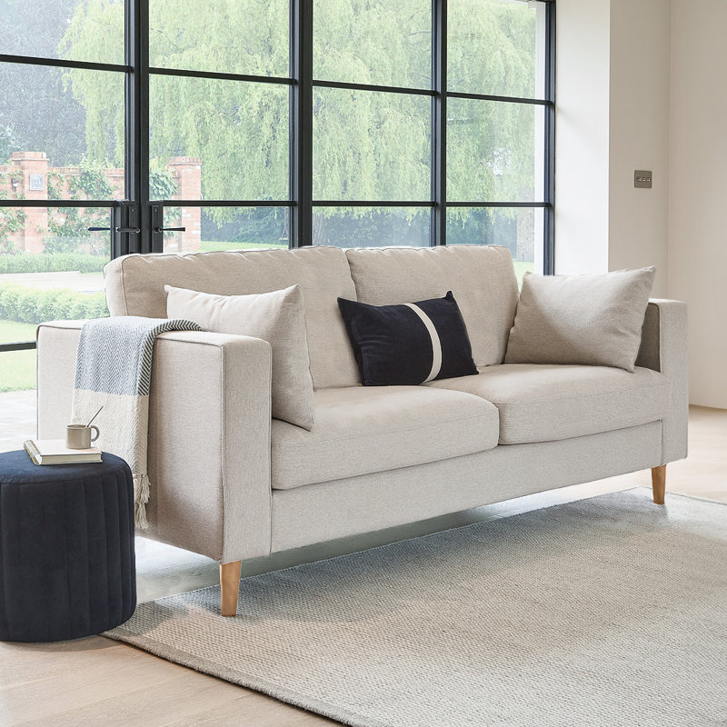 Floresville Sofa, Sand, Sand, 3 Seater