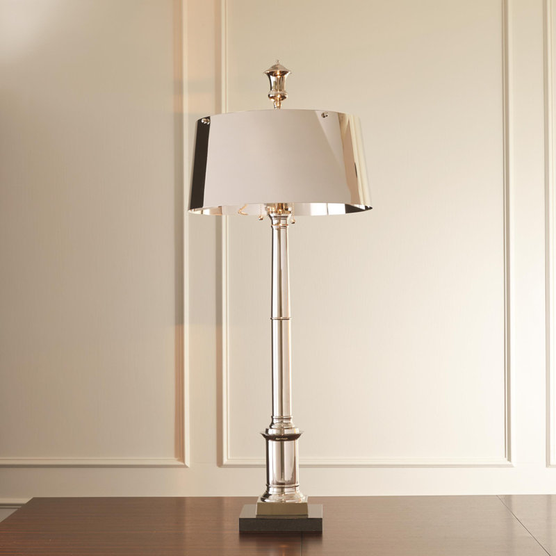 Library Lamp, Antique Nickel