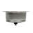 SinkSense 3.5" Garbage Disposal Flange with Flow-Through Strainer in Stainless Steel