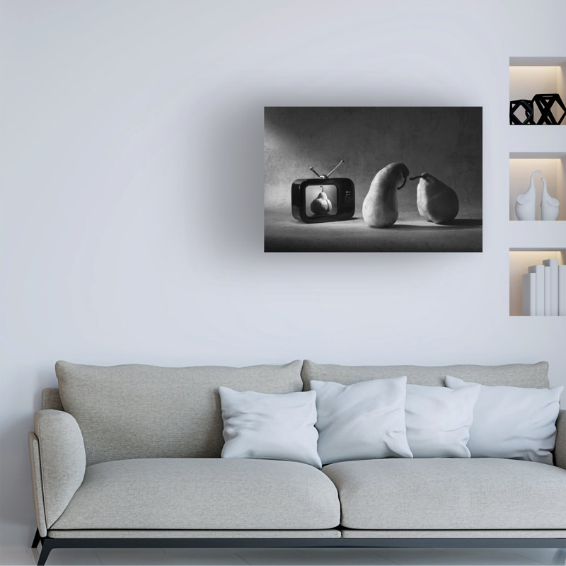 Victoria Glinka Que regardez-vous? Art sur toile, H 12 po x l 19 po