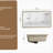 White Undermount Kitchen Sink 28 Inch Fireclay Drop-in Deep & Modern Farm Sink Large Single Bowl Topmount Accessory Kit Included