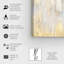 Golden Caves - impression sur toile tendue-1500117366