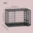 Heavy-Duty Dog Crate with Removable Tray-102187046