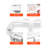 Bidet Attachment for Toilet Self-Cleaning Dual Nozzles Adjustable Pressure