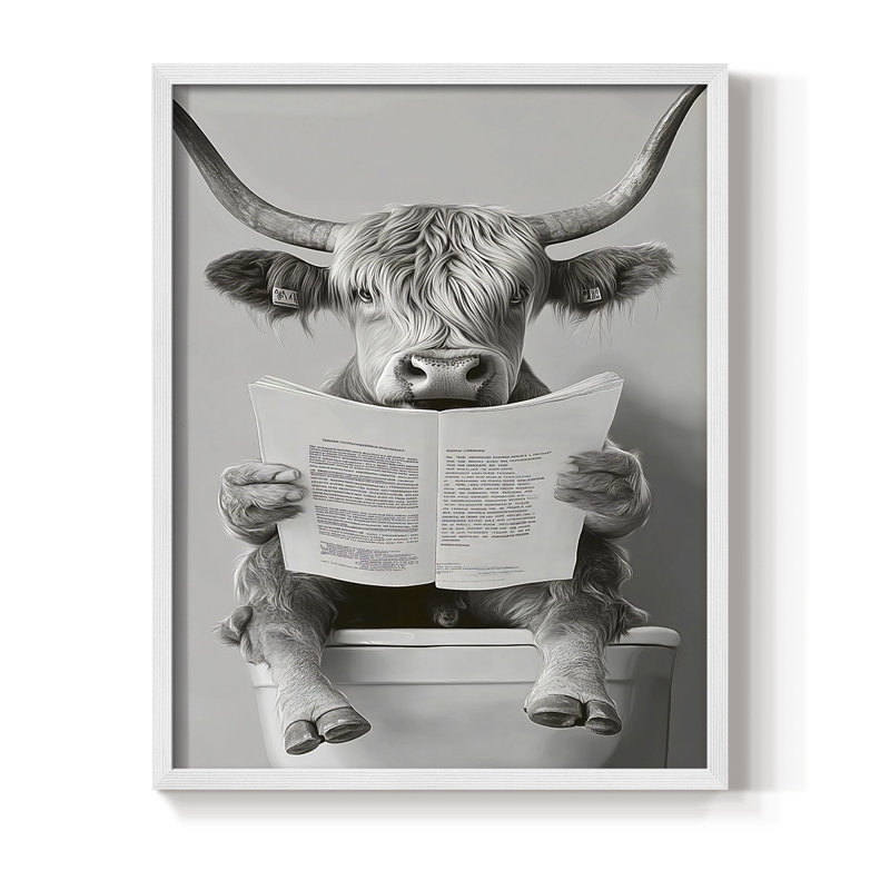 Animal XXXI Framed Print - Ready To Hang, 20" H x 16" W, White