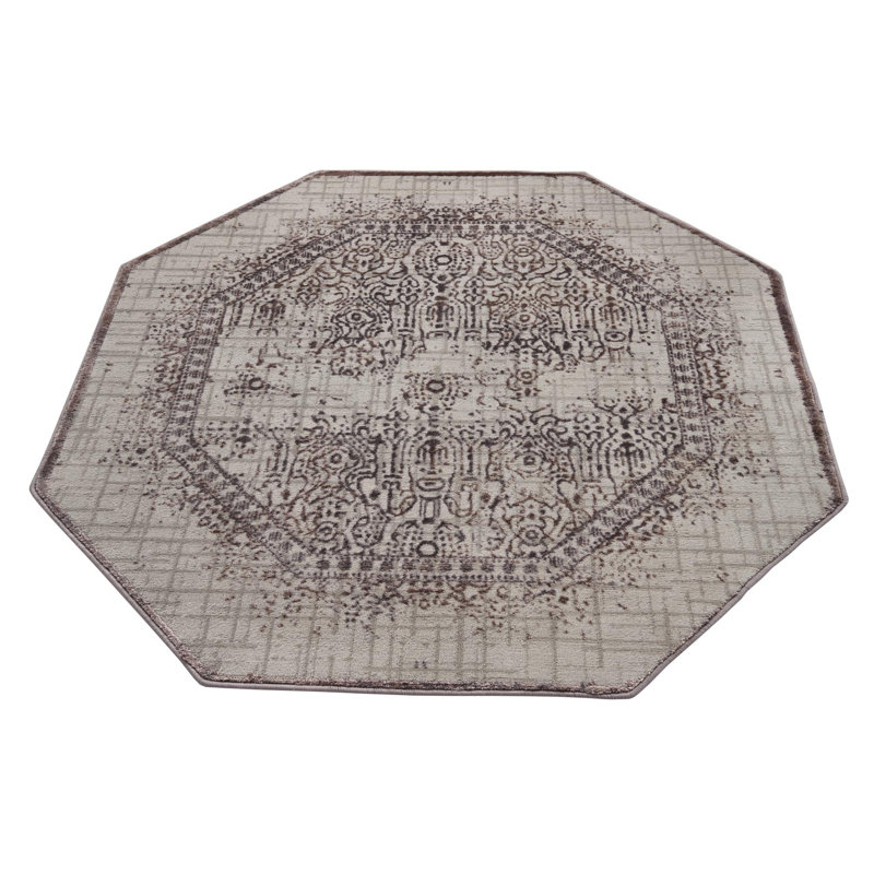 Glencoe Oriental Indoor Rug, Octagon 4'