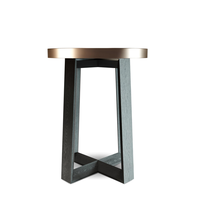 Devdhari End Table, Bronze