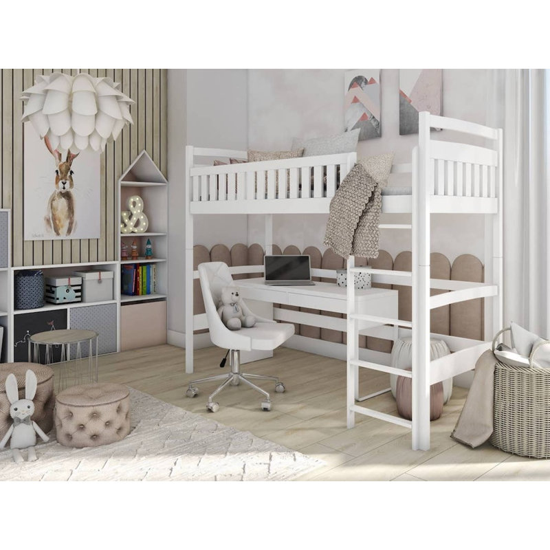 Edisto 90 X 190cm High Sleepers, White