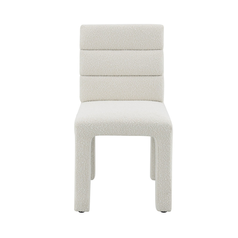 Ensemble de 2 chaises d'appoint Hettie Beige Boucle