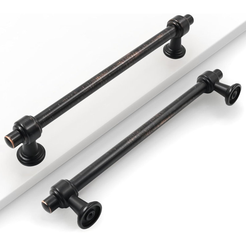 Paquet de 10 boutons d'armoire - Quincaillerie d'armoire de cuisine robuste en métal solide pour tiroirs, commodes, armoires - Antirouille et facile à installer