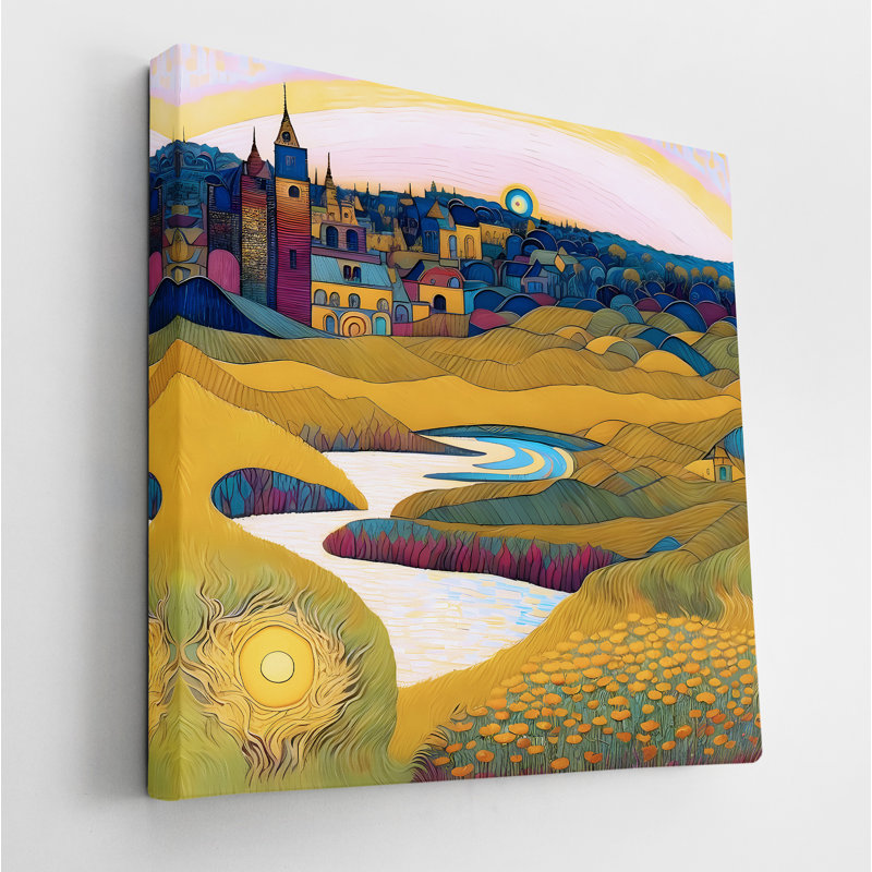 Rainbow Skies I, 48" H x 48" W