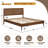 Selvar Queen Size Solid Wood Platform Bed Frame-1794546237-1794546238