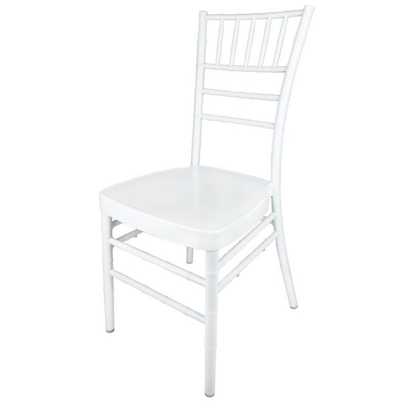 Aluminum Chiavari Chair, 2 Chair Bundle by Chivari, White