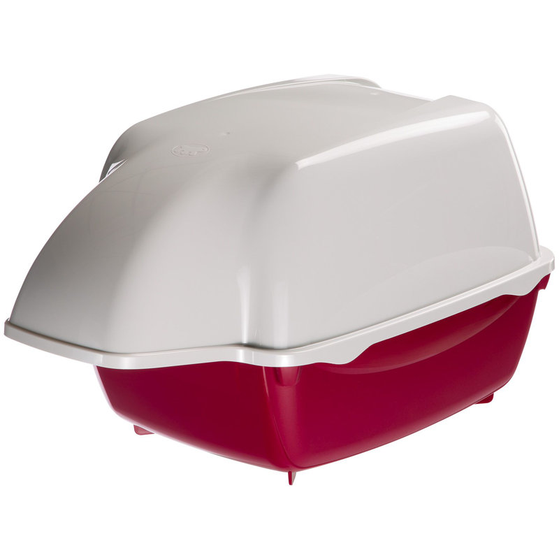 Cosmic Plastic Litter Box Enclosure, Red