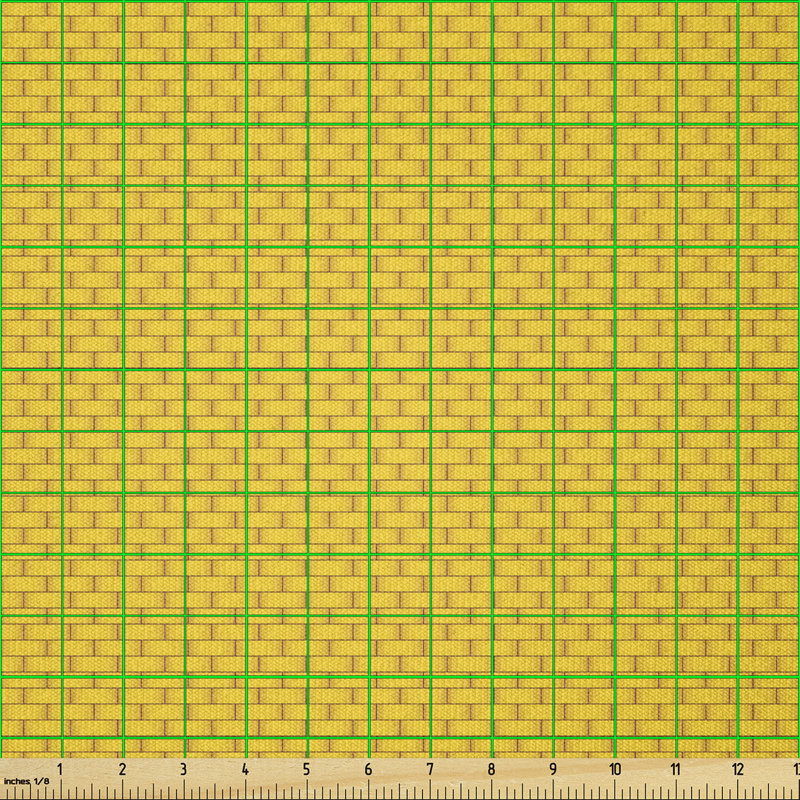Declyn Mini Rectangles Symmetrically Arranged Multi-Purpose Fabric