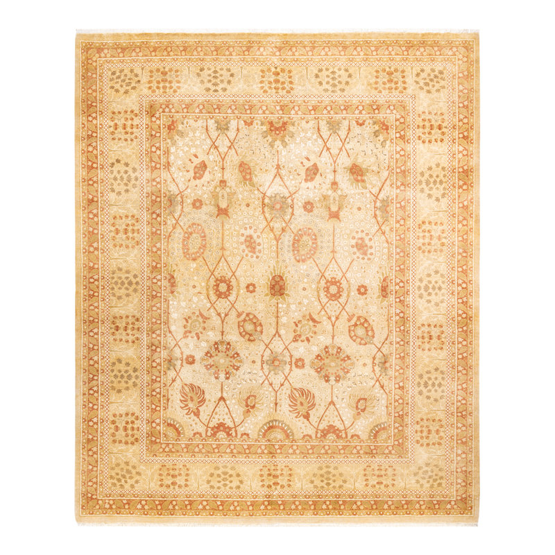 Tapis unique noué à la main Sangster de 8 pi 5 po x 10 pi 1 po Sangster
