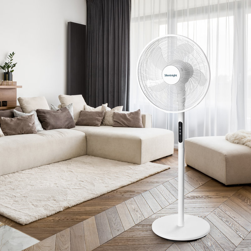Silentnight Airmax 18inch Oscillating Stand Fan with 5 Speed Settings and Remote Control