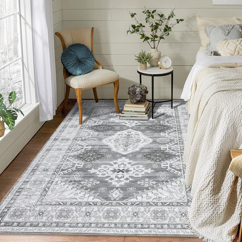 Tapis Cubillos avec envers antidérapant, Rectangle 5 pi x 7 pi
