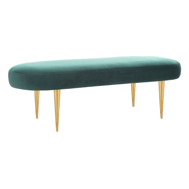 Jalinqua Upholstered Bench, Emerald