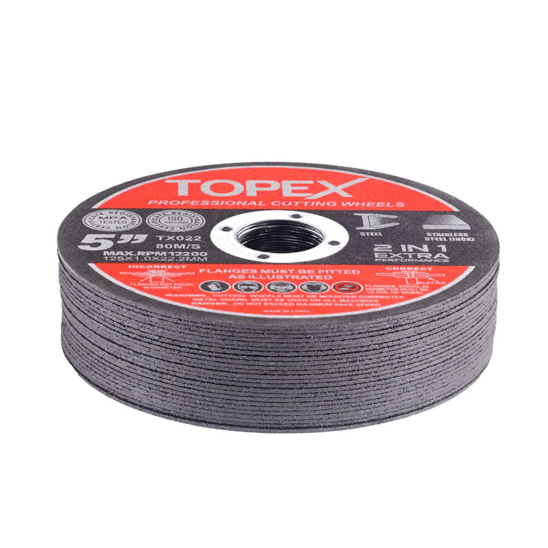  50 pièces de disques de coupe professionnels de 125 mm et 5 po en acier 2 en 1 ultra mince INOX