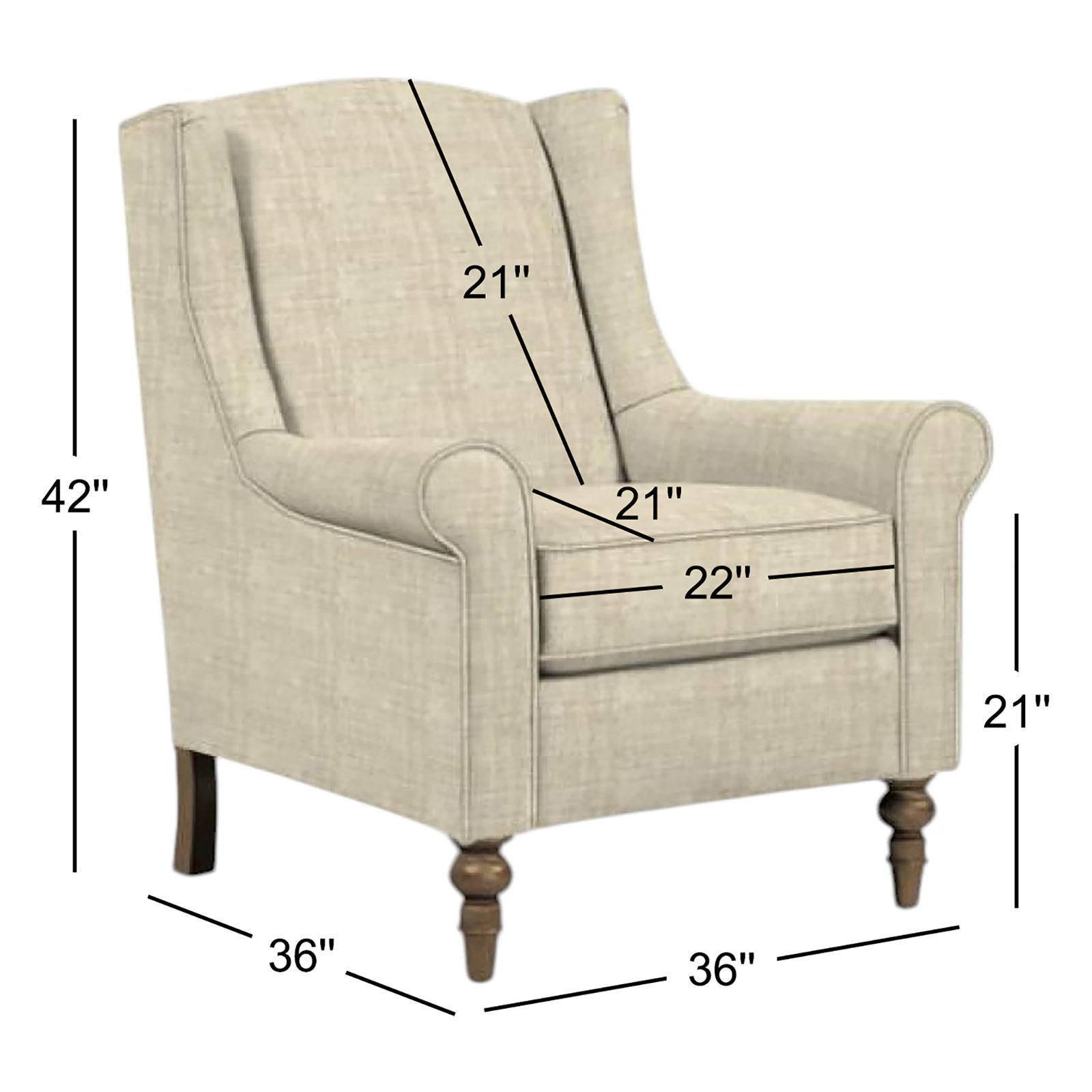 Frony Upholstered Armchair