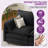  4-Piece 106''W Velvet Upholstered Reversible L-Shape Sectional Sofa With Ottoman-186227643