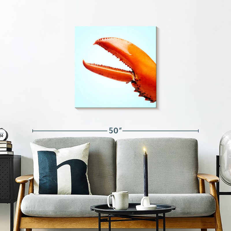 Brampt Red Lobster Claw, 24" H x 24" W