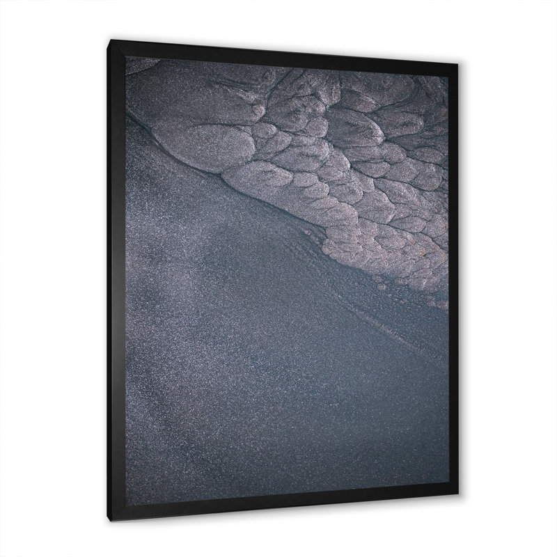 Luxe luxueux, monochrome, fluide, fluide, art, neuve, Cadre photo noir, H 12 po x l 20 po x P 1 po