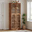 Armoire de rangement pour chaussures 36 paires avec 4 portes à lattes et 9 tablettes pour le vestibule-869595182