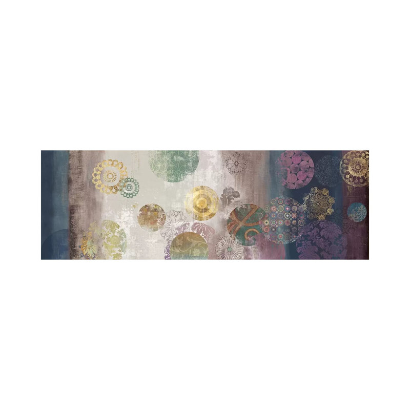 Glacier Rings I by Aimee Wilson - Wrapped Canvas Panoramic Painting, 30.48 cm H x 91.44 cm W x 1.91 cm D